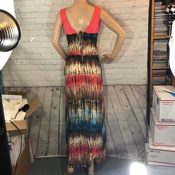 Romeo & Juliet Couture Tie Dye Maxi Dress M - Picture 6 of 13